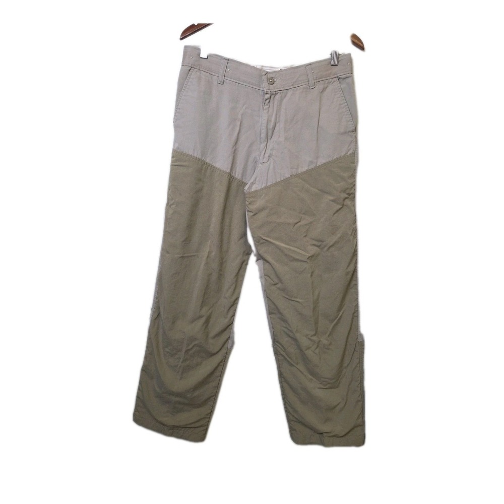 Vtg Y2K LL Bean Mens Field Brush Hunting Pants Two Tone Gorpcore Size 34x30